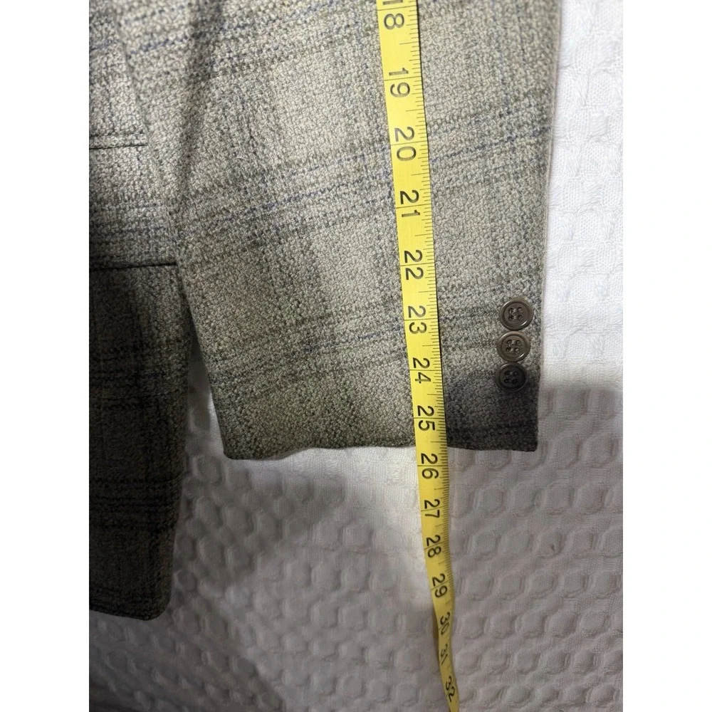 VintageEmanuel Ungaro Men's Wool Cashmere Tweed Sport Coat Blazer 2 Button Italy